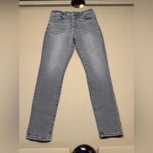 LOFT Women's High Waist Skinny Leg Gray Jeans